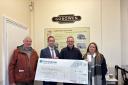 Persimmon Homes has donated £1,000 to Gobowen Community Group to help it set up a community cinema for the local area.