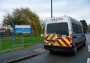 A patient transport ambulance outside the Royal Shrewsbury Hospital, Shropshire. PA Photo. Picture date: Thursday December 10, 2020. Baby deaths at SaTH became the subject of an investigation in 2017 at the request of then health secretary Jeremy Hunt.