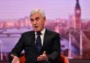 For use in UK, Ireland or Benelux countries only ..BBC handout photo of shadow chancellor John McDonnell appearing on the BBC1 current affairs programme, The Andrew Marr Show. PRESS ASSOCIATION Photo. Issue date: Sunday February 17, 2019. See PA story