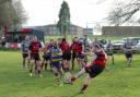 Action from Oswestry's win over Yardley. Picture by Barbara Roberts.
