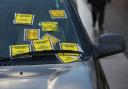 File photo dated 20/12/17 of parking Notice fixed penalties are attached to the windscreen of a Land Rover Freelander on South Carriage Drive in Hyde Park, London. Car parks could be overrun by a 