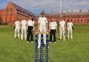 Young cricketers in Ellesmere College