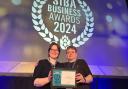 Grace Goodlad and Duncan Borrowman at the SIBA 2024 Awards in Liverpool.