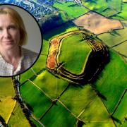 Helen Morgan and Oswestry hillfort.