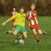 Action from Weston Rhyn's defeat to Brown Clee. Picture by Andrew Donnison.