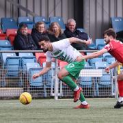 TNS take on Airdrie on Sunday. Picture by Brian Jones.