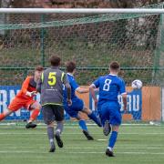 Liam Parry equalises from the spot. Picture by Nick Evans-Jones