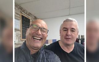 Gregg Wallace and Paul Kendrick from White Horse Cafe