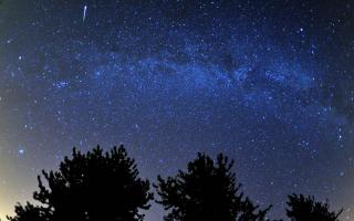 This is how you can watch the Delta Aquariid meteor shower in Powys this week (PA)