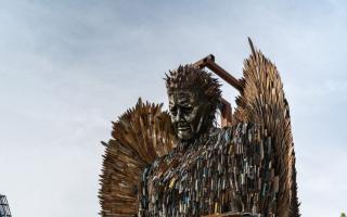 The Knife Angel's planned arrival in Colchester has been criticised.