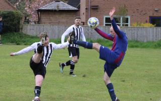 Action from Llangedwyn's win at Newcastle. Picture by Stuart Townsend,