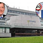 Cllr Steve Charmley (inset) says Shropshire Council are starting to look at 20mph school zones.