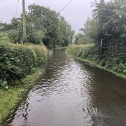 Previously Melverley flooding.