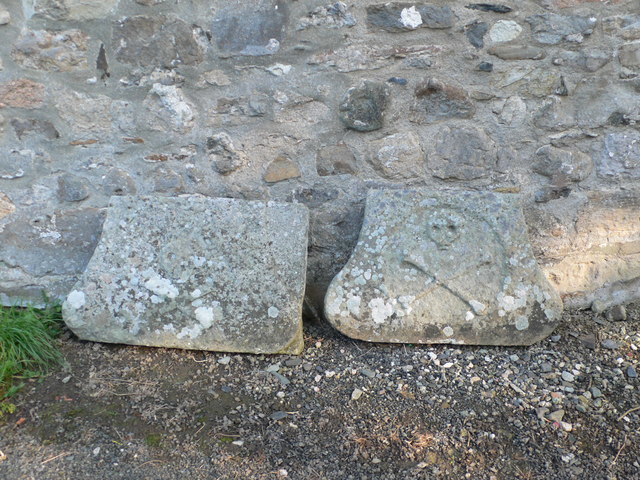 Tombstones at Llansilin Church. Picture by John Firth.