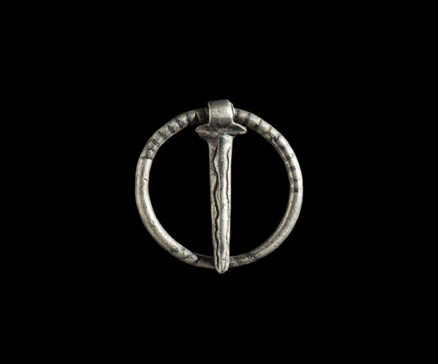 Border Counties Advertizer: Medieval silver annular brooch found in the Montgomery area. Picture: National Museum Wales