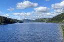 Lake Vyrnwy saw the highest wind speeds in Wales last night.