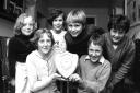 Llanymynech School swimming team in 1980.