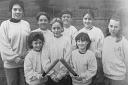 Llanwddyn Primary School rounders team in 1997.
