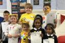 The children dressed up to raise money for BBC Children in Need.