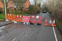 Gobowen Road remains closed days after Storm Henk Image: Ruairi Walsh