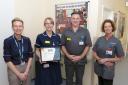 Gemma Sweetman receives her January RJAH Stars award for her work during the festive period.