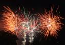 A fireworks extravangaza in Oswestry