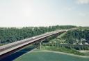 The viaduct at Shelton will be the biggest bridge ever built in the county.
