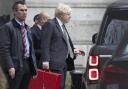 Prime Minister Boris Johnson leaves Downing Street in London. He has been warned he is in 