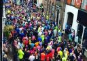 Runners taking part in the Oswestry 10k in 2019