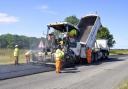 Resurfacing of the A41 in summer 2022.
