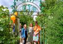Willow Community Garden with Olly Rose, In Bloom Team and Helen Morgan MP