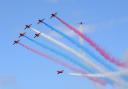 The Red Arrows at the Old Buckenham Airshow 2023
