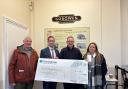 Persimmon Homes has donated £1,000 to Gobowen Community Group to help it set up a community cinema for the local area.