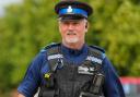 PCSO Adrian Richards on patrol in Chester-le-Street