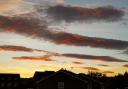 Club newbie Jenna Parry captured this sunset over Oswestry last week