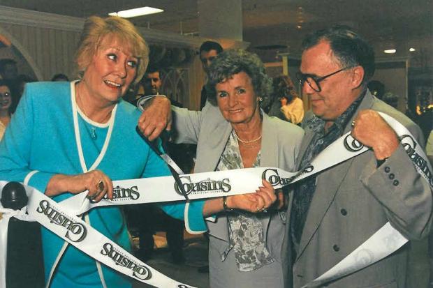 Border Counties Advertizer: Jack and Vera from Coronation Street opening the Dudley store in 1996 with Rose Shotton