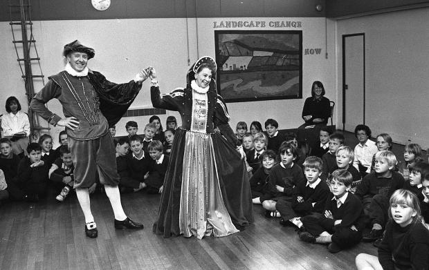 Border Counties Advertizer: History comes to life at Beechgrove School as they learn about Tudor times in 1992.