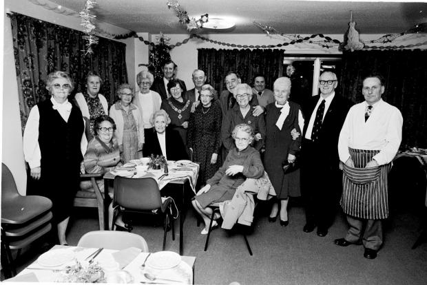 Border Counties Announcer: A residents' party at Bridgeman Court, Oswestry, in 1987.