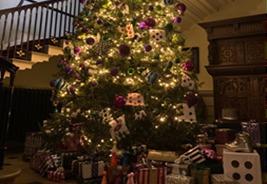 Border Counties Advertizer: The game themed Christmas Tree at the Grand Staircase