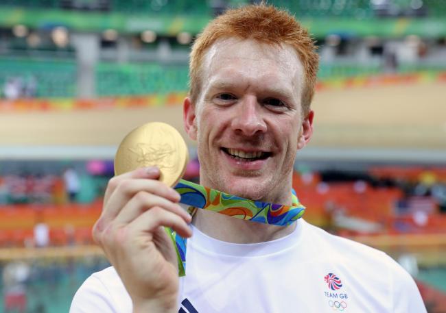 File photo dated 12-08-2016 of Great Britain's Ed Clancy with his gold medal following victory in the men's team pursuit final on the seventh day of the Rio Olympics Games, Brazil. Issue date: Tuesday August 3, 2021.