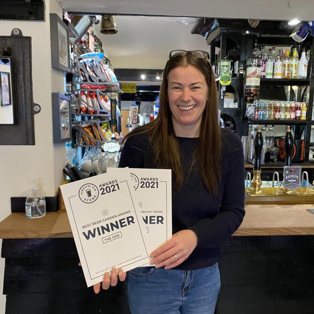 Border Counties Advertizer: Oswestry Pub of the Year award winners.