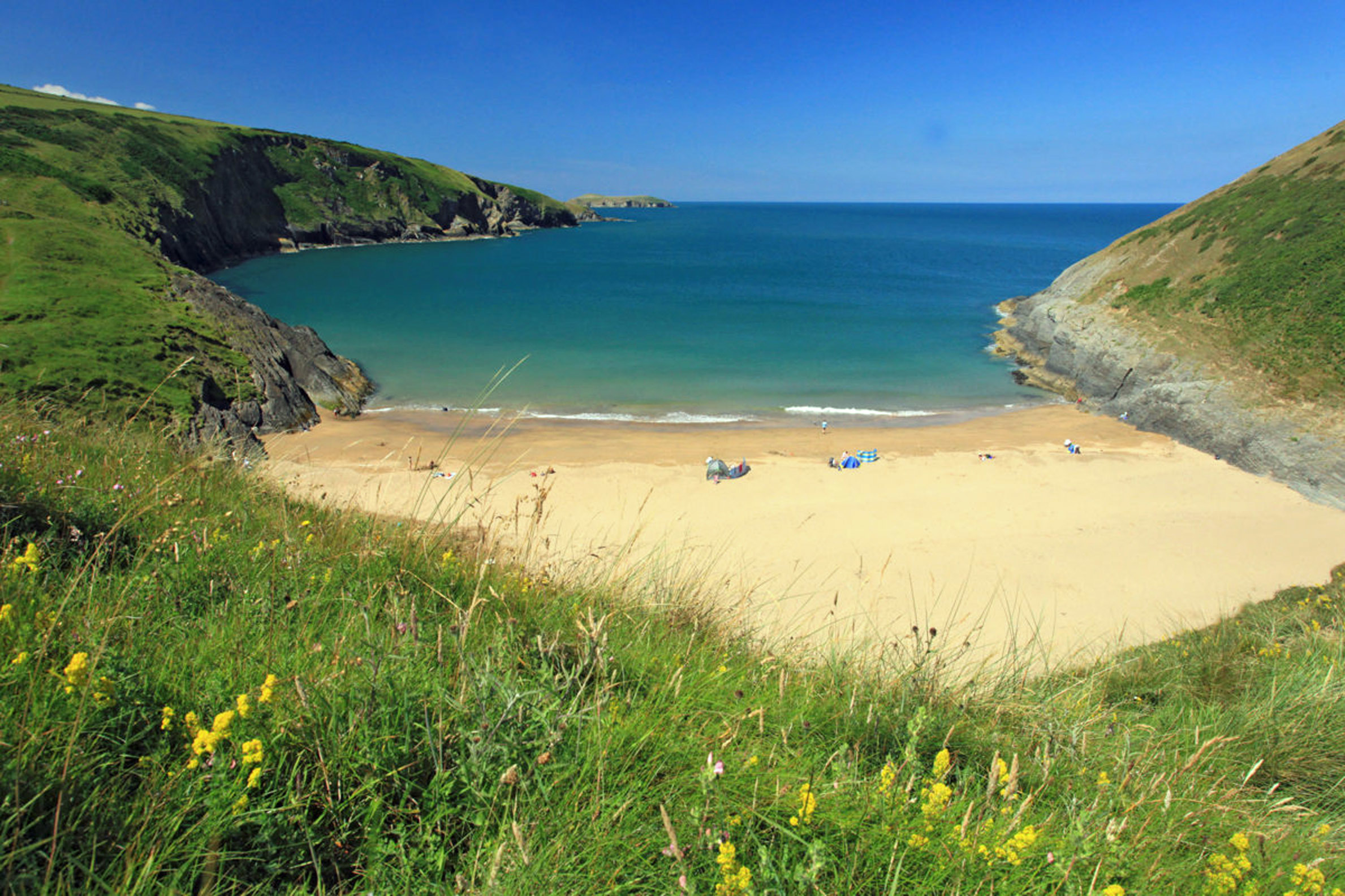 Mwnt beach. Picture: Janet Baxter.