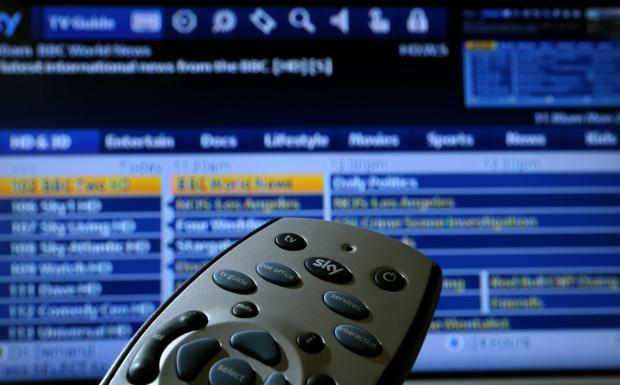 Border Counties Advertizer: Sky TV remote and TV guide (PA)