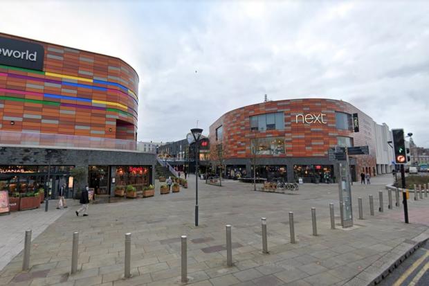 File photo of the Friars Walk shopping centre.