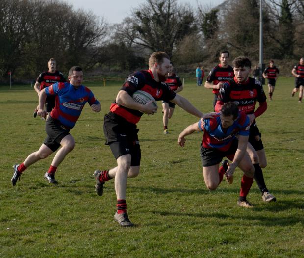 Border Counties Advertizer: Action from Oswestry's win over Essington. Picture by Shaun Brook.