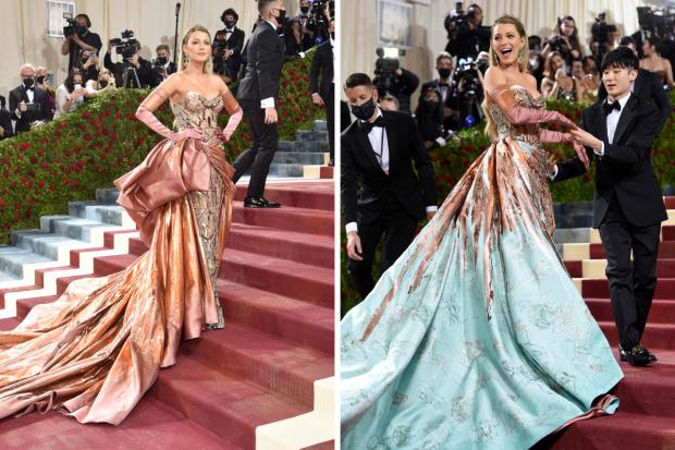 Border Counties Advertizer: Blake Lively at the 2022 Met Gala. Credit: PA
