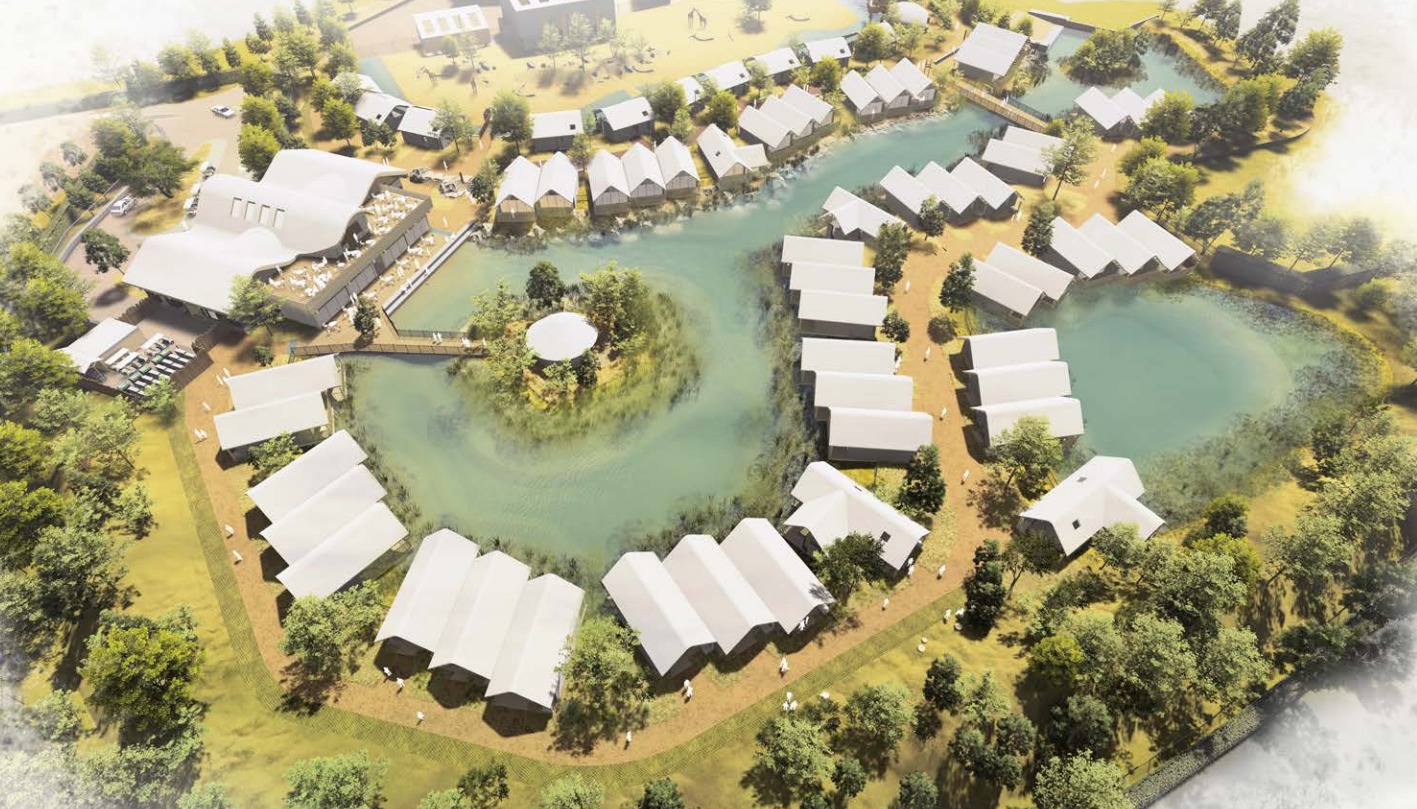 Spectacular artists impressions of Chester Zoos new overnight lodges plan. Source: Planning document.