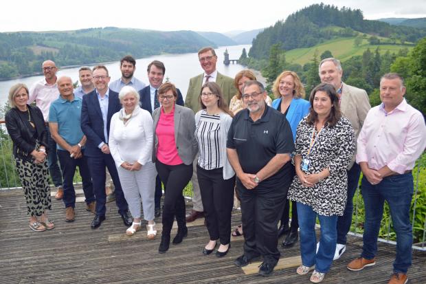 Craig Williams MP and Russell George MS meeting with Mid Wales businesses at Lake Vyrnwy