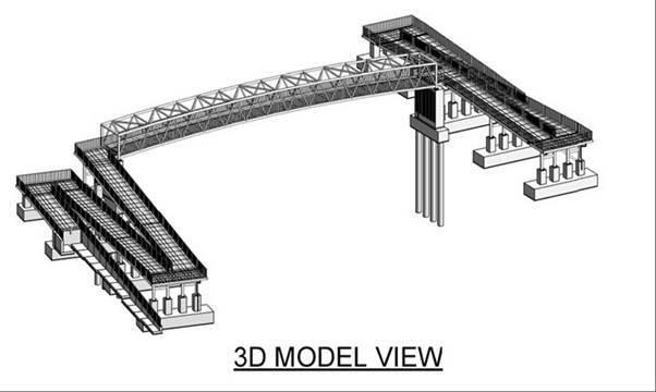 Border Counties Advertizer: A 3D model of the bridge