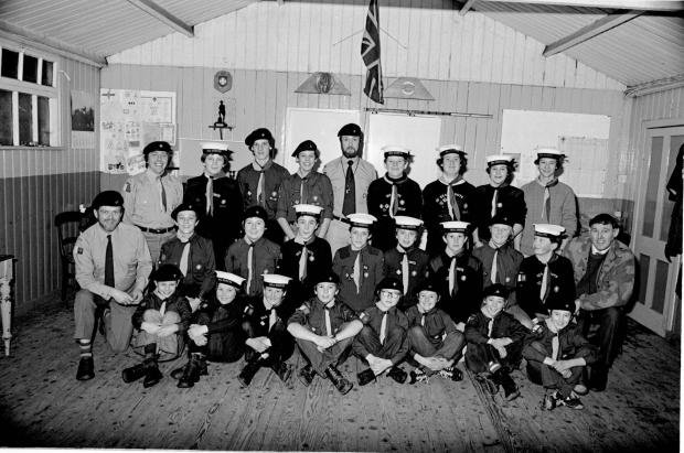 Border Counties Advertizer: 1st Gobowen scouts in 1980.